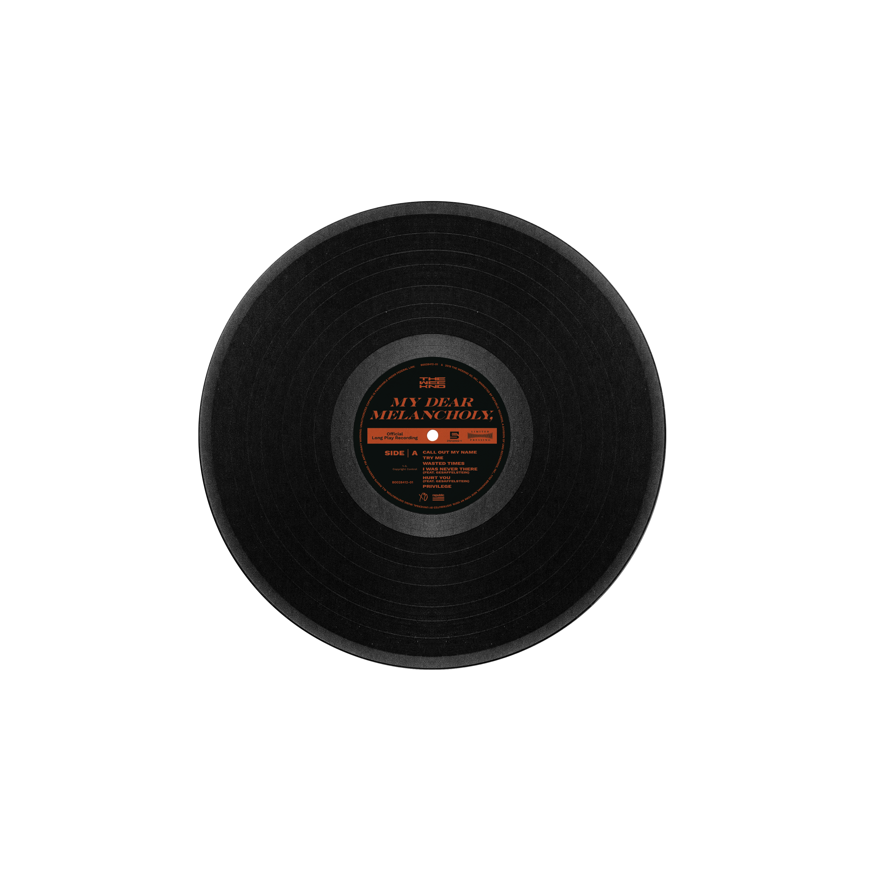 MY DEAR MELANCHOLY, 1LP