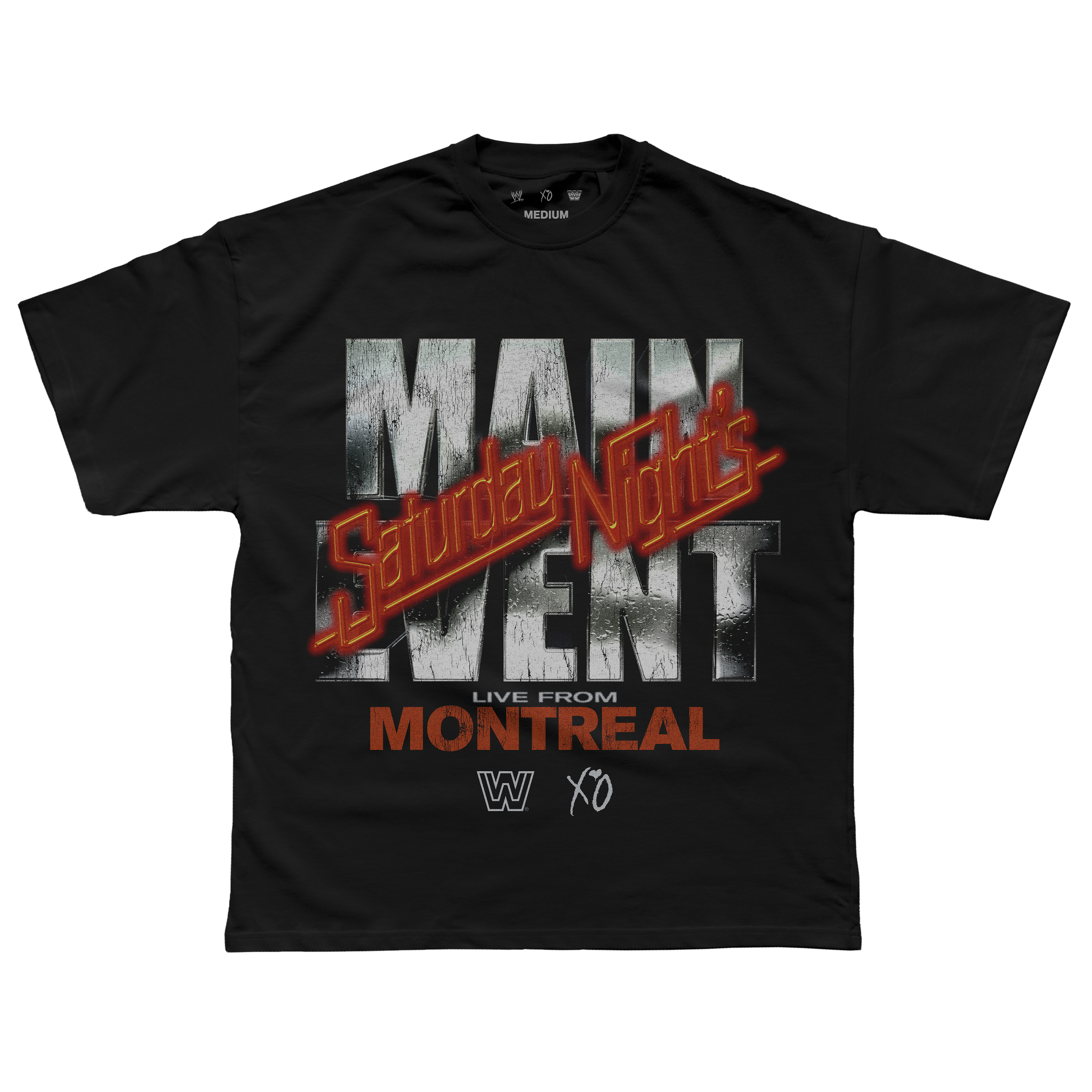 WWE X XO SATURDAY NIGHT'S MAIN EVENT TEE