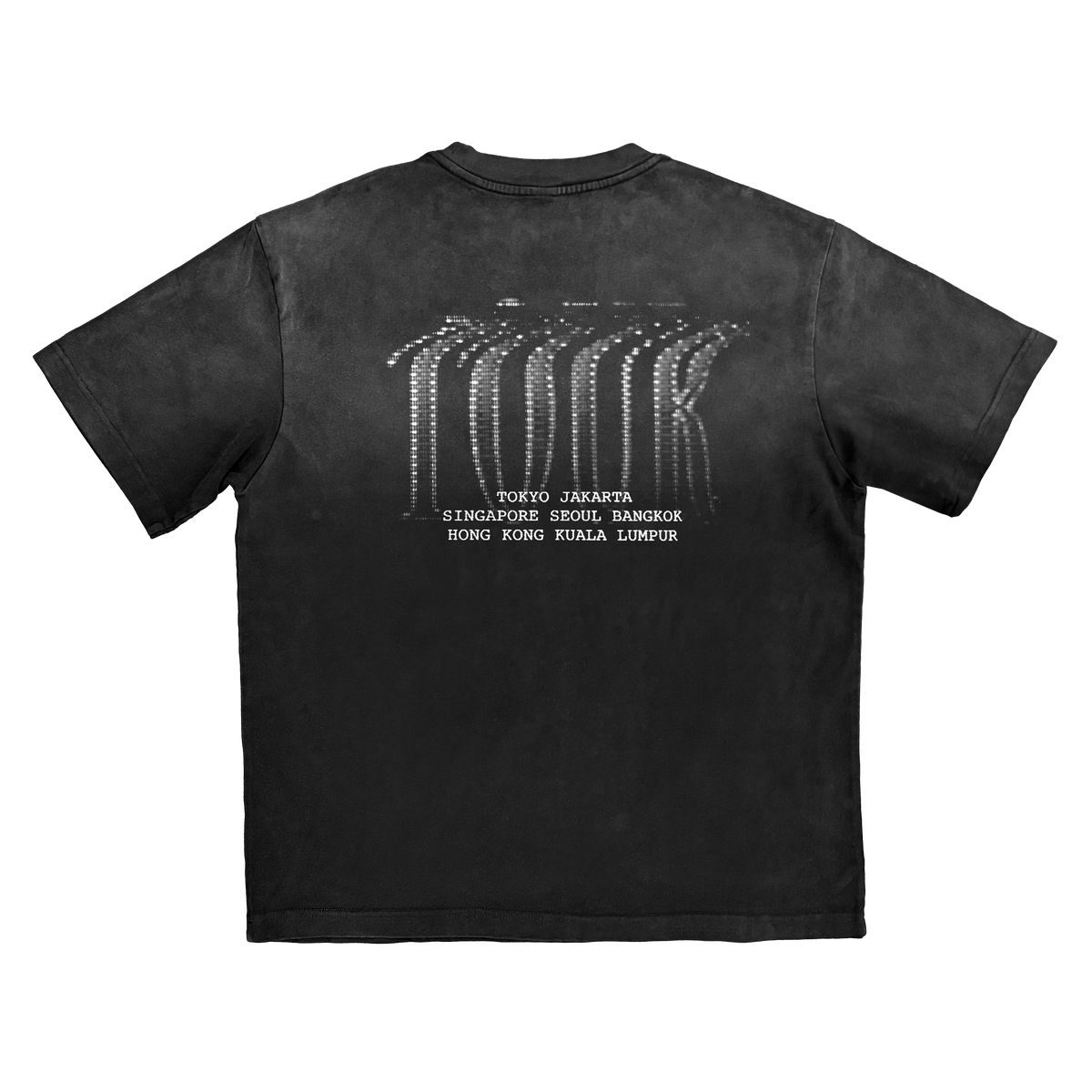 AHTD ASIA GLITCH TOUR TEE